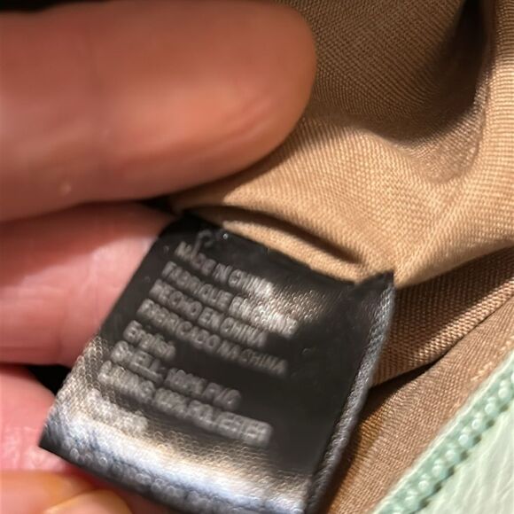 Mint Green and White Tote Bag - Picture 12 of 14